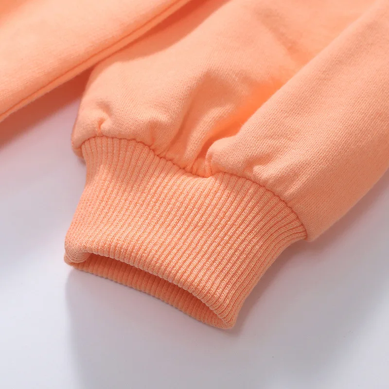 

Autumn and Winter Fleece-Lined Girls' Sweatshirt Set Cute Long-Sleeve Children's Set Kids' Set