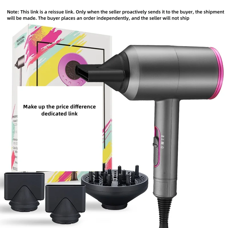 Professional Salon Hair Dryer, High Wind Speed Fast Drying, Negative Ion Household Hair Salon, Hair Dryer, Household Appliances