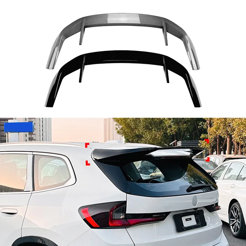 

FOR BMW X1 iX1 U11 2023+ Car Rear Roof Spoiler Wing ABS Plastic Black Carbon Body Kit Exterior Tuning Accessories Part