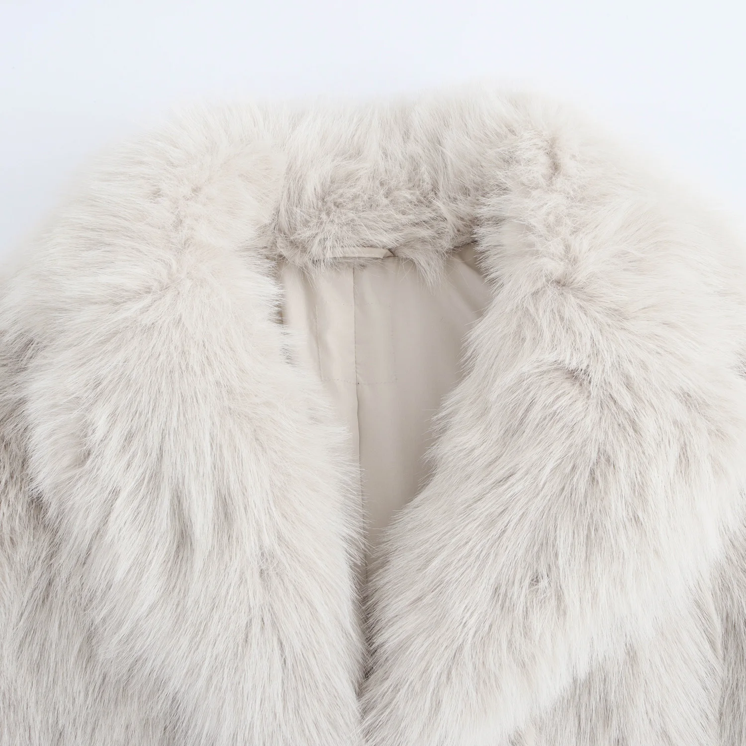 Abrigo de Mujer con Efecto de Piel Artificial a la Moda, JNLEAOG, Nuevo Diseño de Otoño, Manga Larga, Cuello Alto, Estilo Urb...