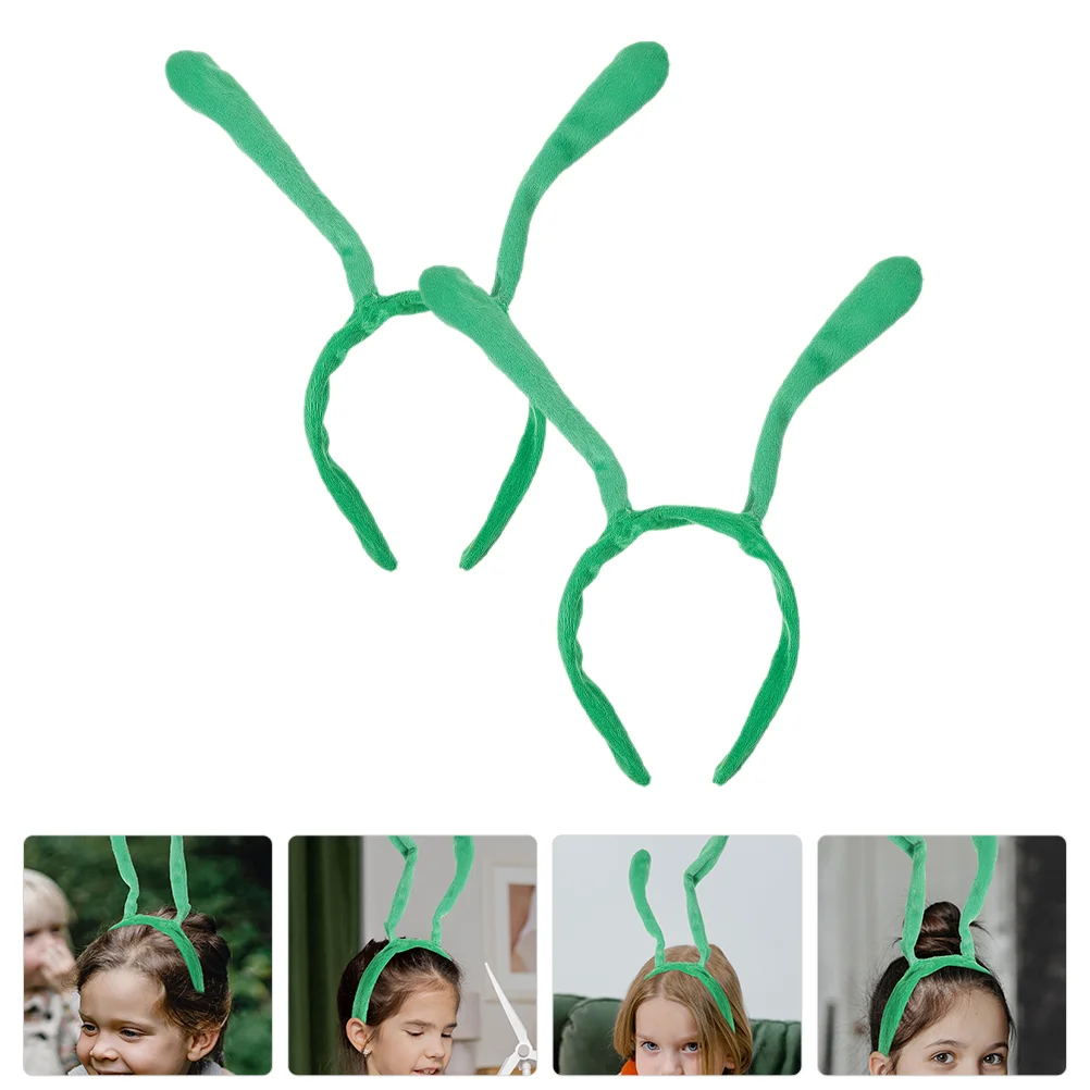 2 Pcs Head Band Party Supplies Headdress Halloween Antenna Hair Hoops Cosplay Headbands Aldult