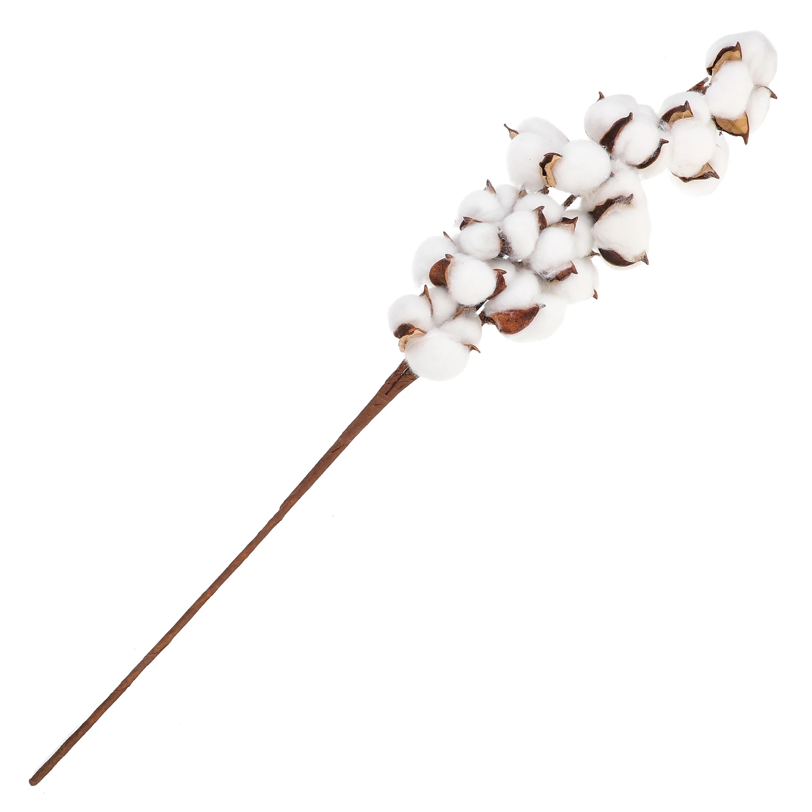

Simulated Cotton Stems Dried Floral Picks For Vase Decor Home Wedding Party Decoration Farmhouse Cotton Branch Arrangement