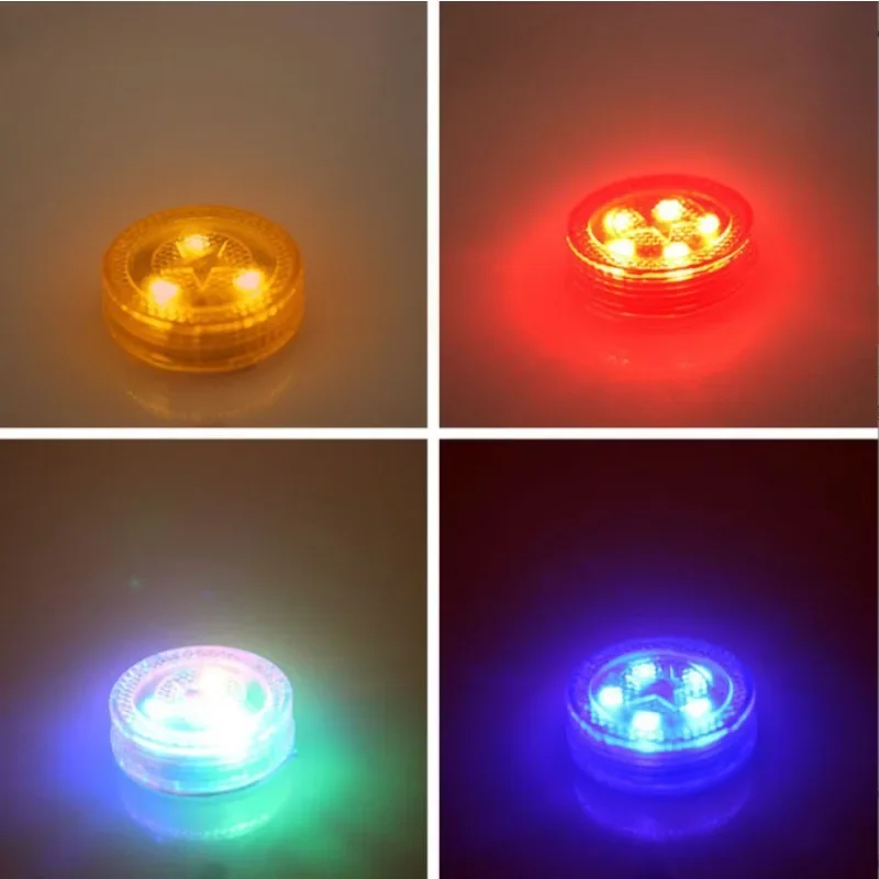 2Pcs LED Car Door Warning Lights Wireless Magnetic Sensor Anti Rear-end Collision Signal Lamp Mini Strobe Safety Lights