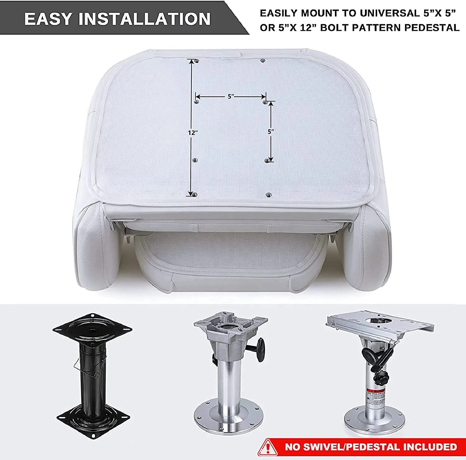 Surprise Price Oem Accept Captain Boat Seats Flip up Bolster Marine Seats for Boats2025