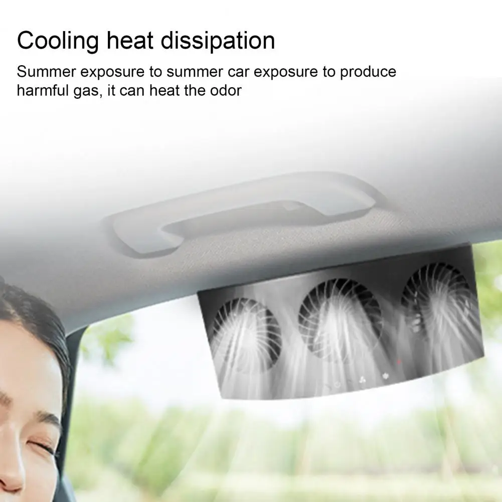 Car Ventilation Fan Practical Car Cooling Exhaust Fan Unique Heat Dissipation Car Exhaust Fan