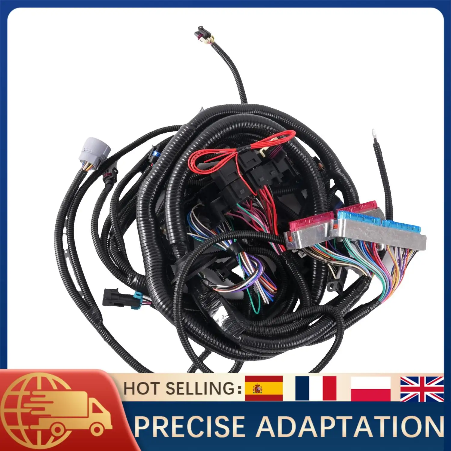 Standalone Wiring Harness With 4L60E For GM LS1 LS VORTEC 4.8 5.3 6.0L 1997-2006 Drive By Wire Engine Swap Loom Replacement
