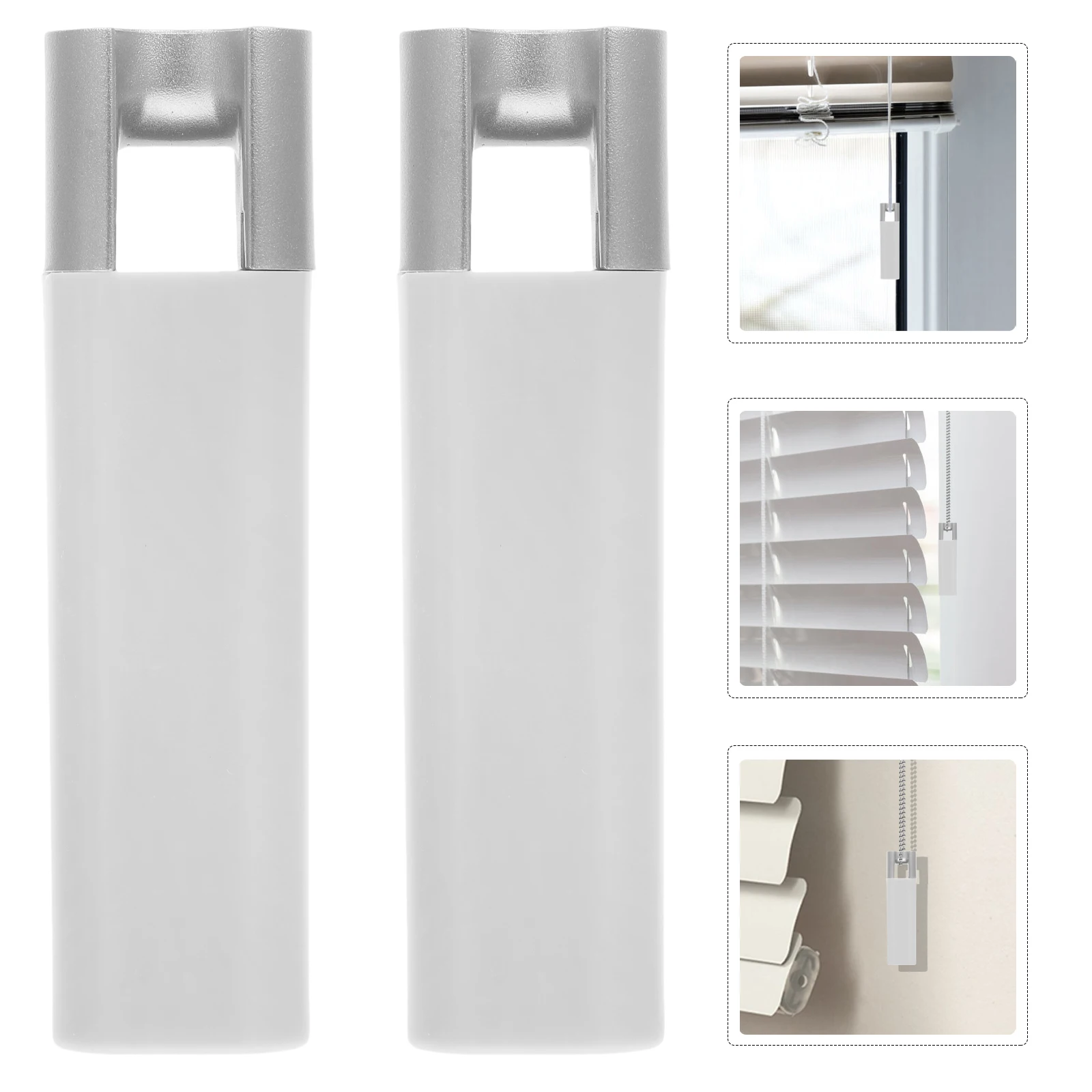 

2pcs Cord Knob Plastic Pull Drop Vertical Window Blind Handle Cord Weights Replacement Shutter Curtain Accessories Roller Blind