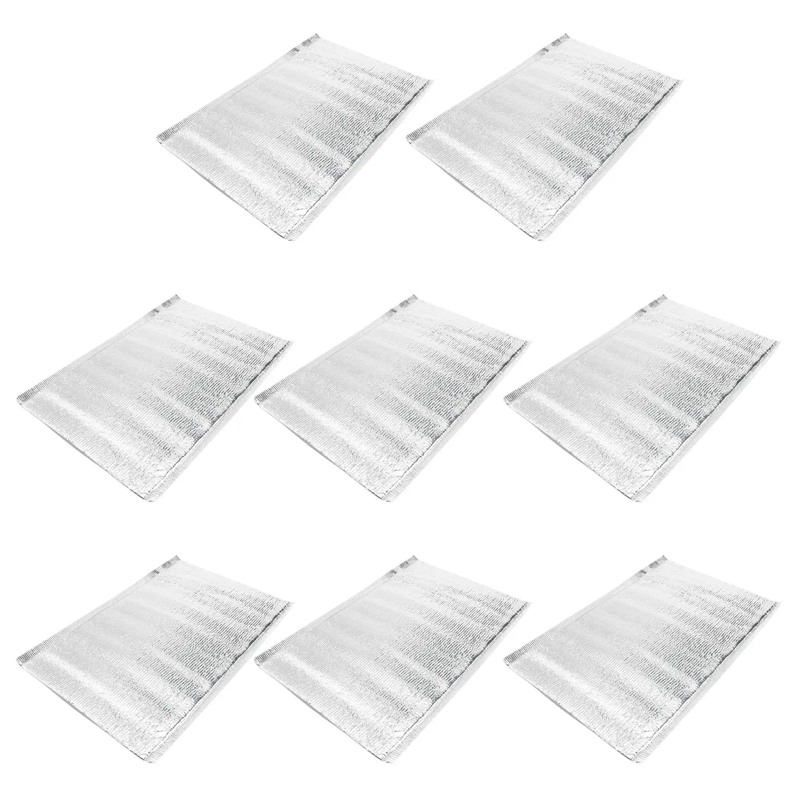 20 Pcs Aluminum Foil Bags Thick Pouch Fresh Keeping Insulation Food Storage Take Out Lunch Picnic Travel Camping Durable