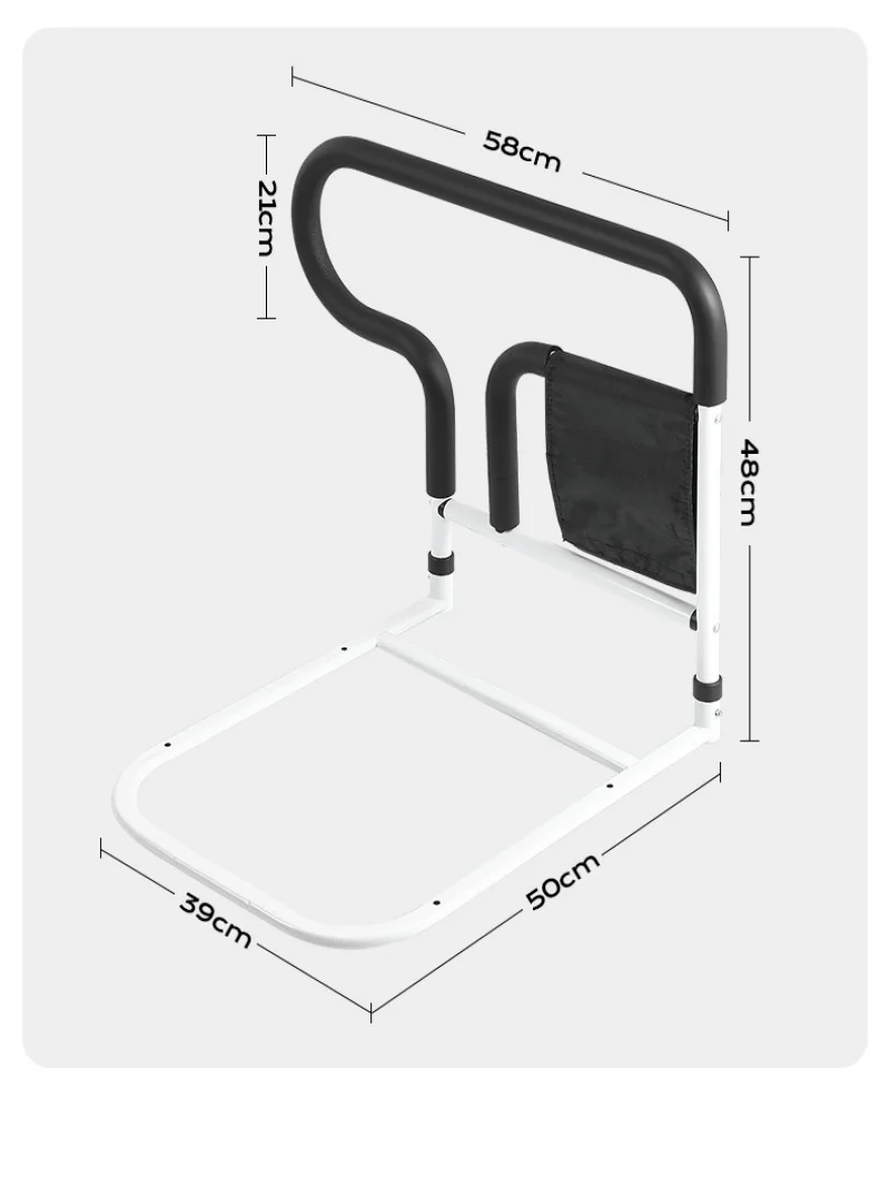 난간 보조 침대 난간, 난간 보조 핸들 바, 노인 장애인 임산부용 고정 침대 난간