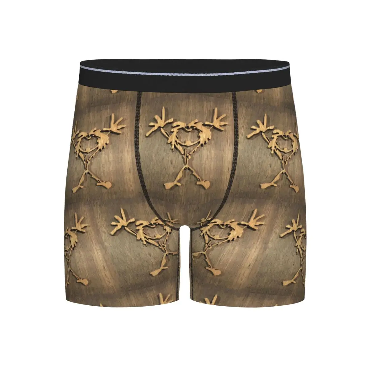 

Длинные трусы-боксеры, шорты с живым жемчугом, мужские дышащие трусы для Homme, мужские подарки бойфренду