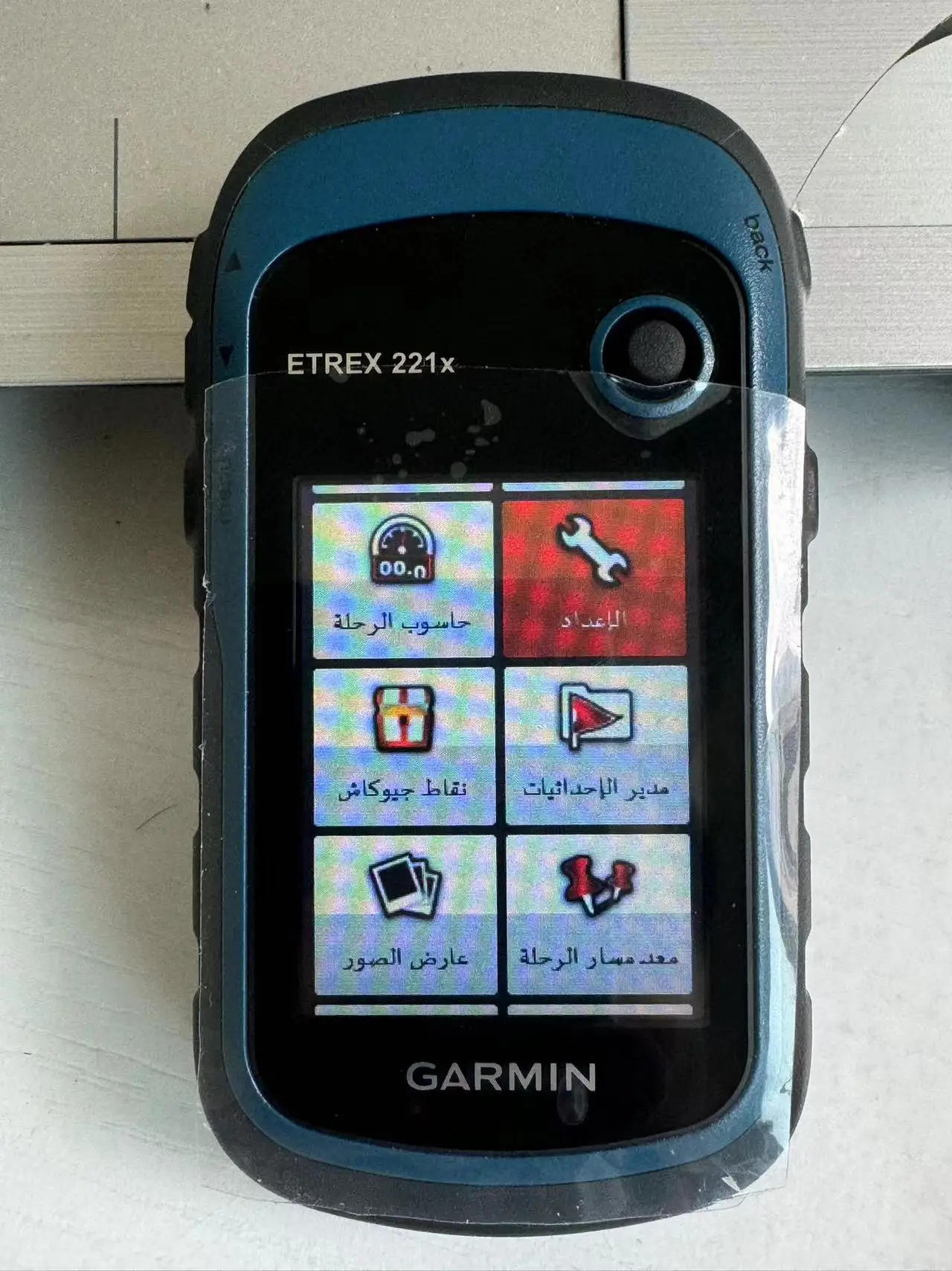 Garmin eTrex 221X نظام تحديد المواقع المحمول في الهواء الطلق + GLONASS Navigator Coordinate Position Indicator Acre Measure