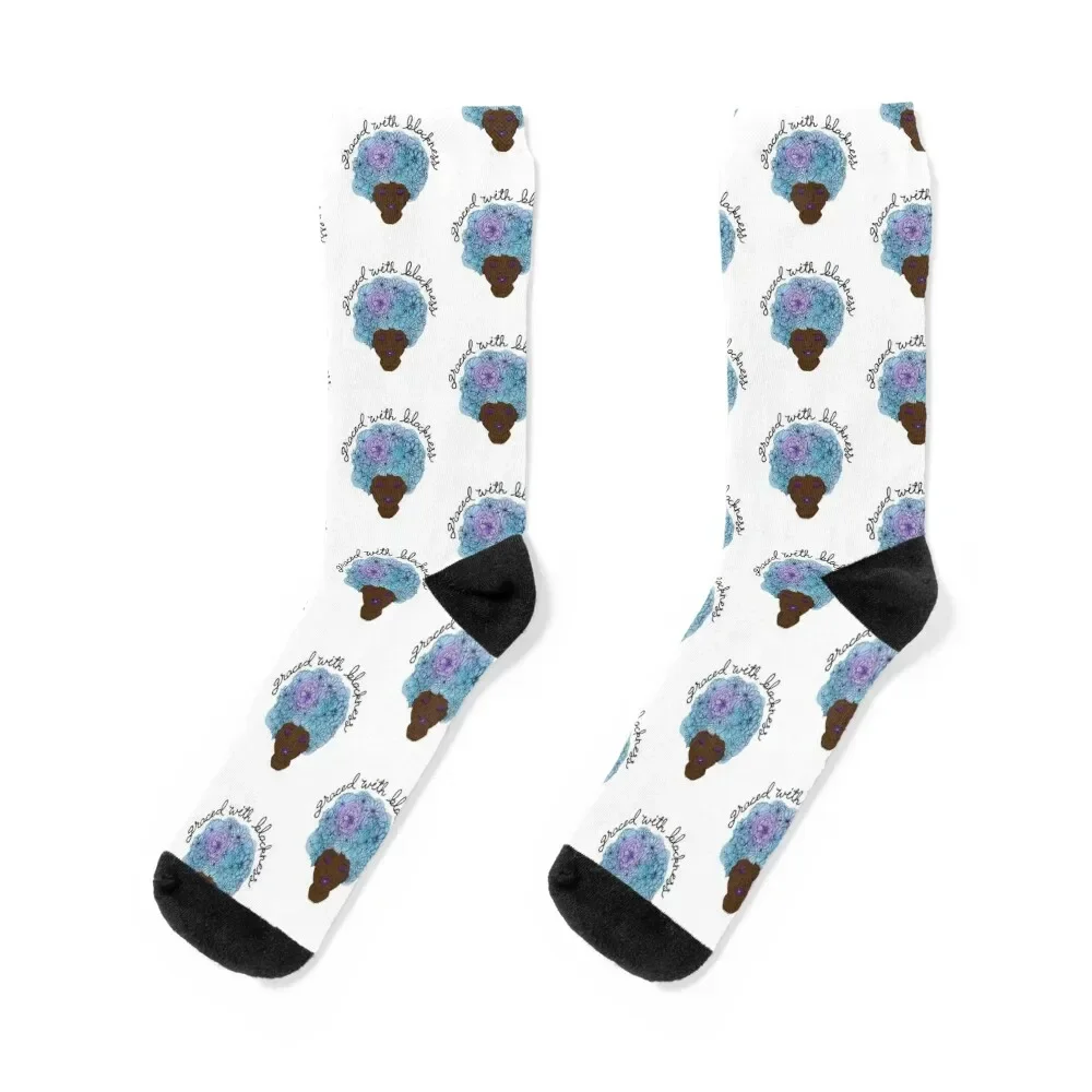 

Graced With Blackness - Mocha Socks winter Christmas Sports Heating sock Socks Girl Men's
