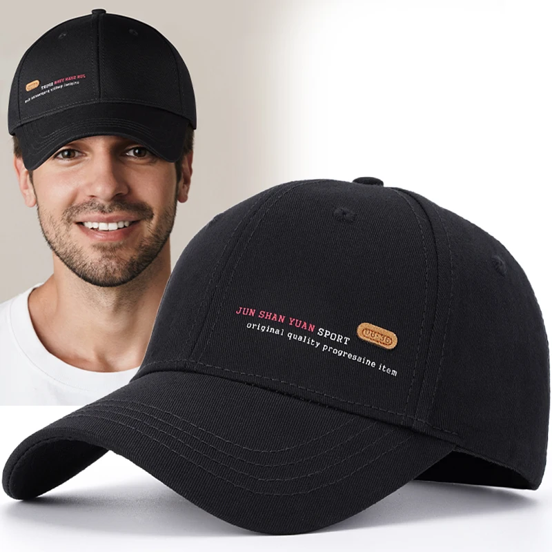 Baseball Cap for Men Women Male Hard Structured High Crown Wide Brim Trucker Hat Big Head Oversize XXL Cotton Hip Hop Sport Hat