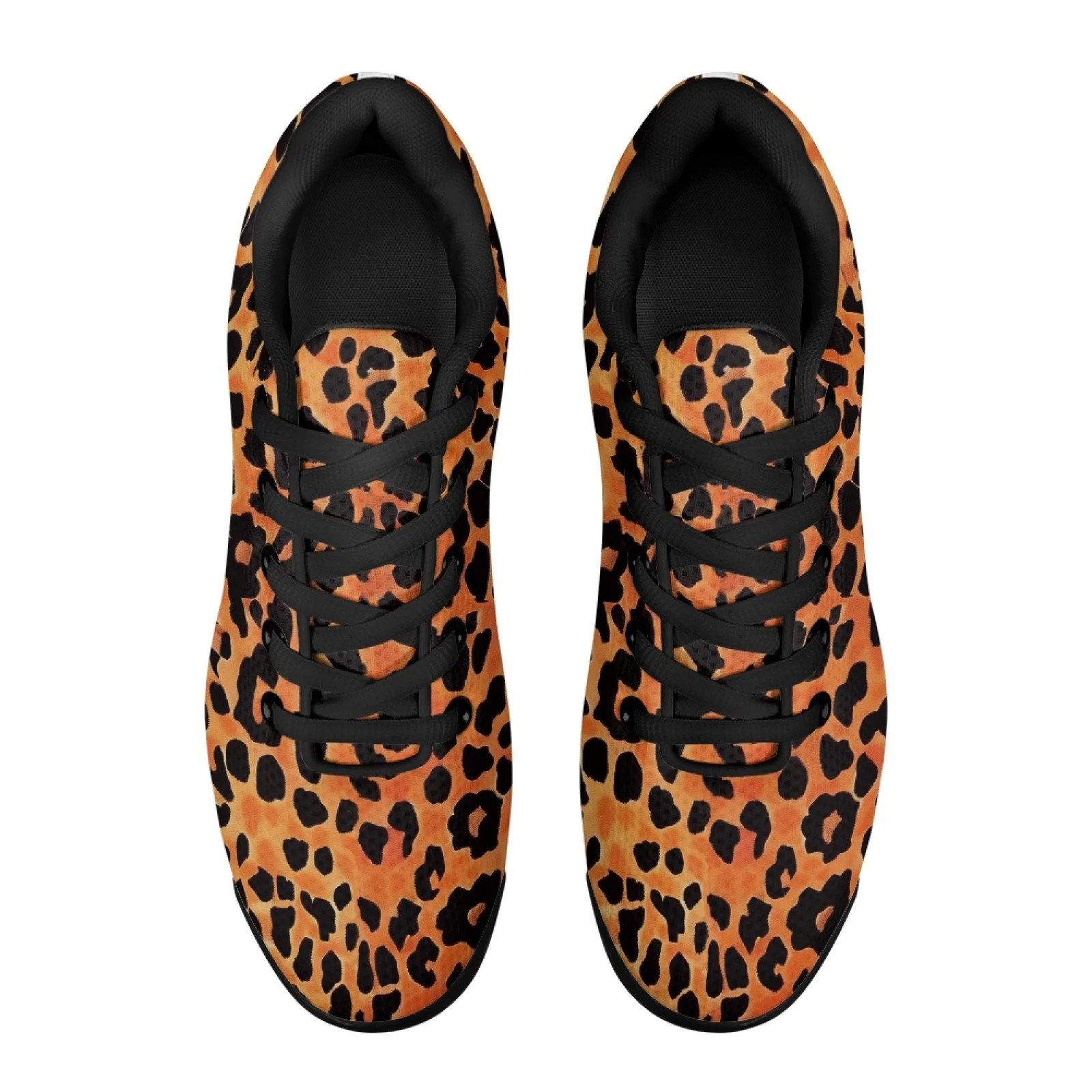 PENSTROLL Leopard Lightweight Athletic Fashion Shoes Mens Running Shoes for Adult Comfortable Casual Shoes