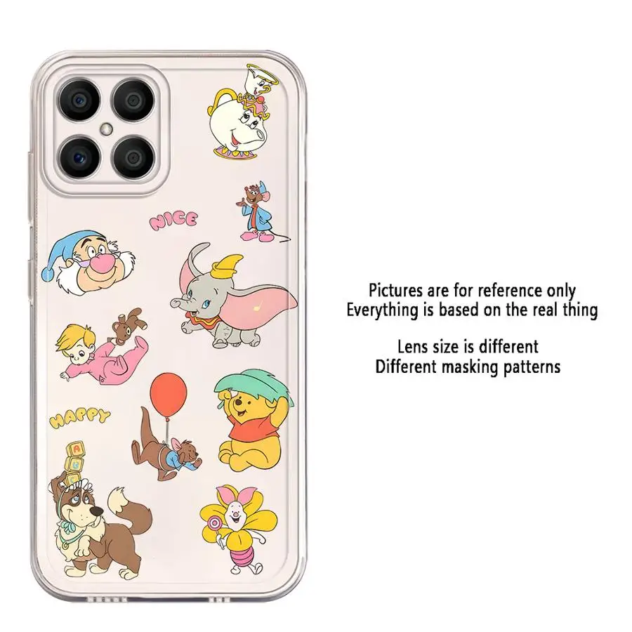 حافظة لهاتف Honor X8 X7b 90 Lite X9b X9a X8a X8b من Disney Animals