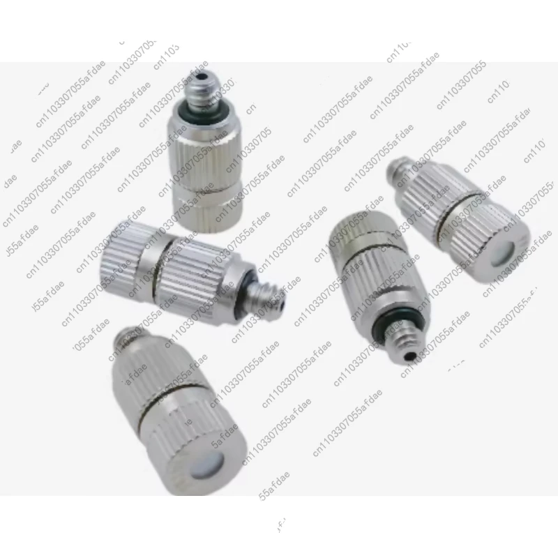 1pc stainless steel fine misting nozzle, high-pressure multi-function nozzle, two-section atomizing sprayer 0.1mm-0.4mm orifice