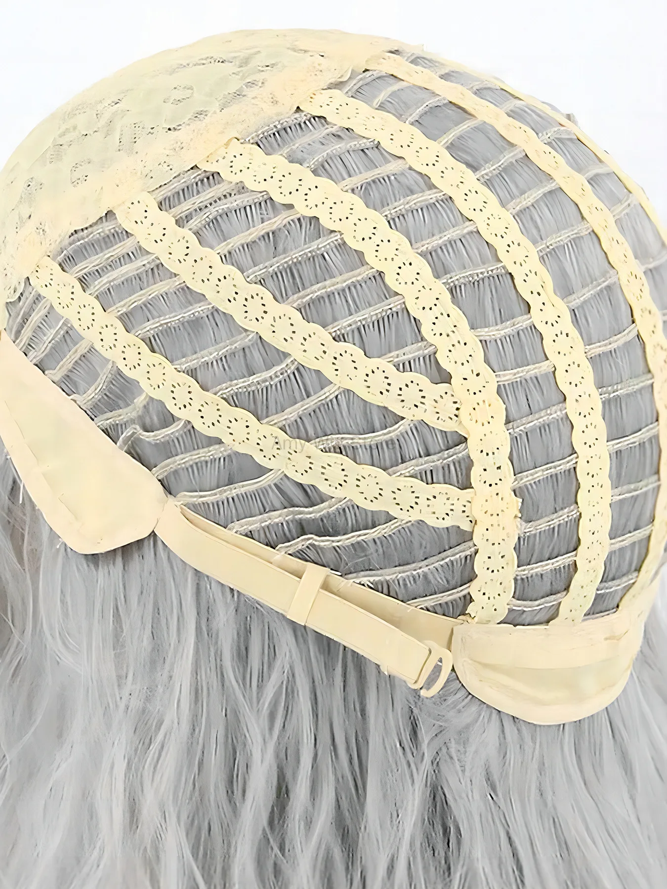 Perruques longues bouclées grises pour hommes, fête à thème grand-père, avec moustache, Costume de Cosplay d'halloween, perruque de fête, fausse barbe