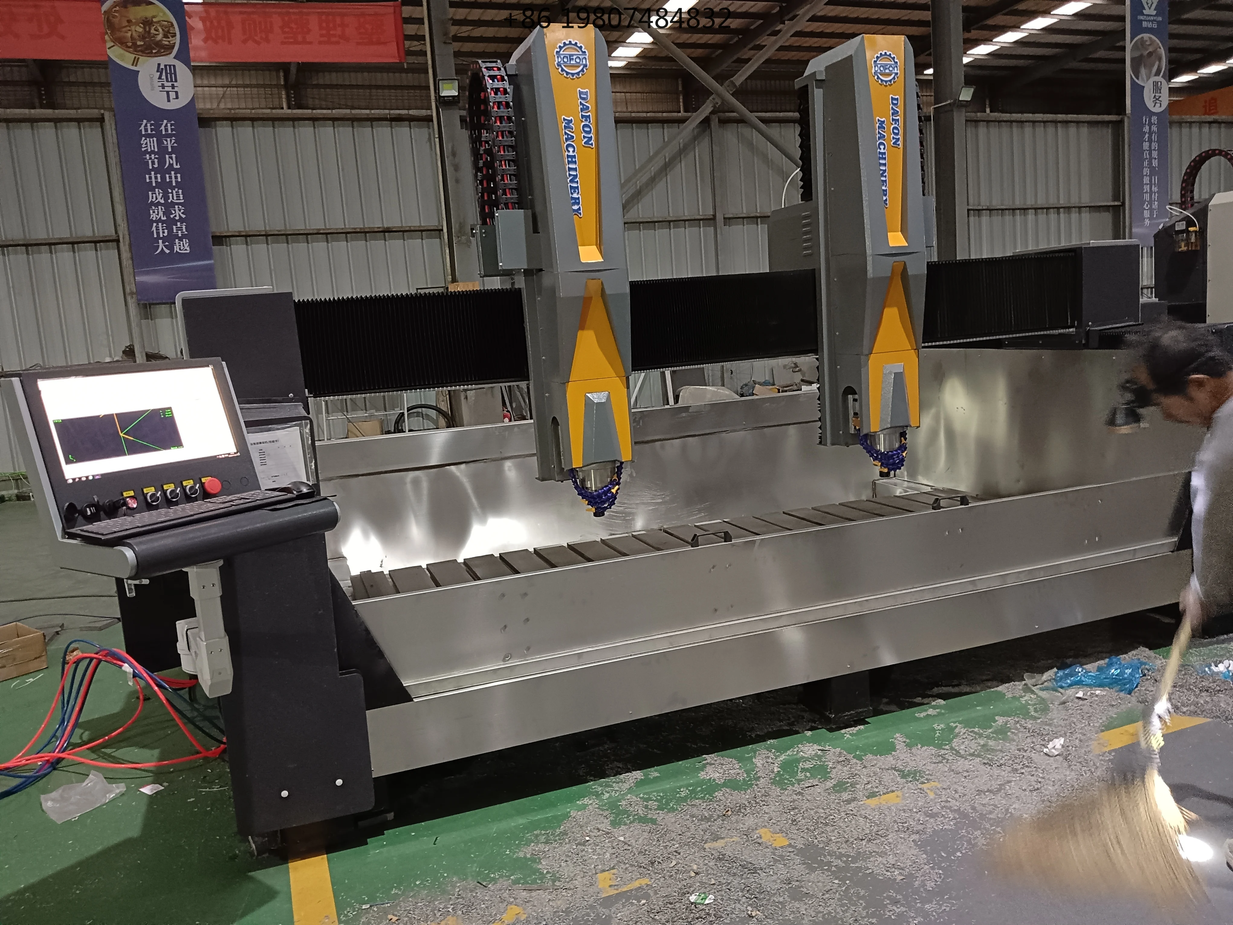 4 Head High Precision CNC  Engraver, for Stone Marble & Granite Memorial Tombstones & 3D Sculpture