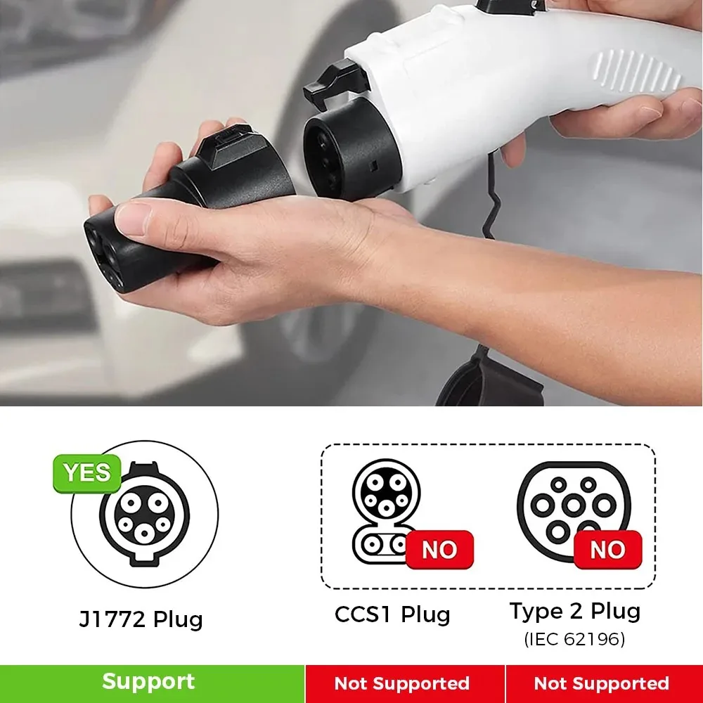 Prise de Conversion de charge Tesla Standard américain, adaptée au modèle Tesla 3/Y/X/S, convertisseur d'accessoires de charge de voiture