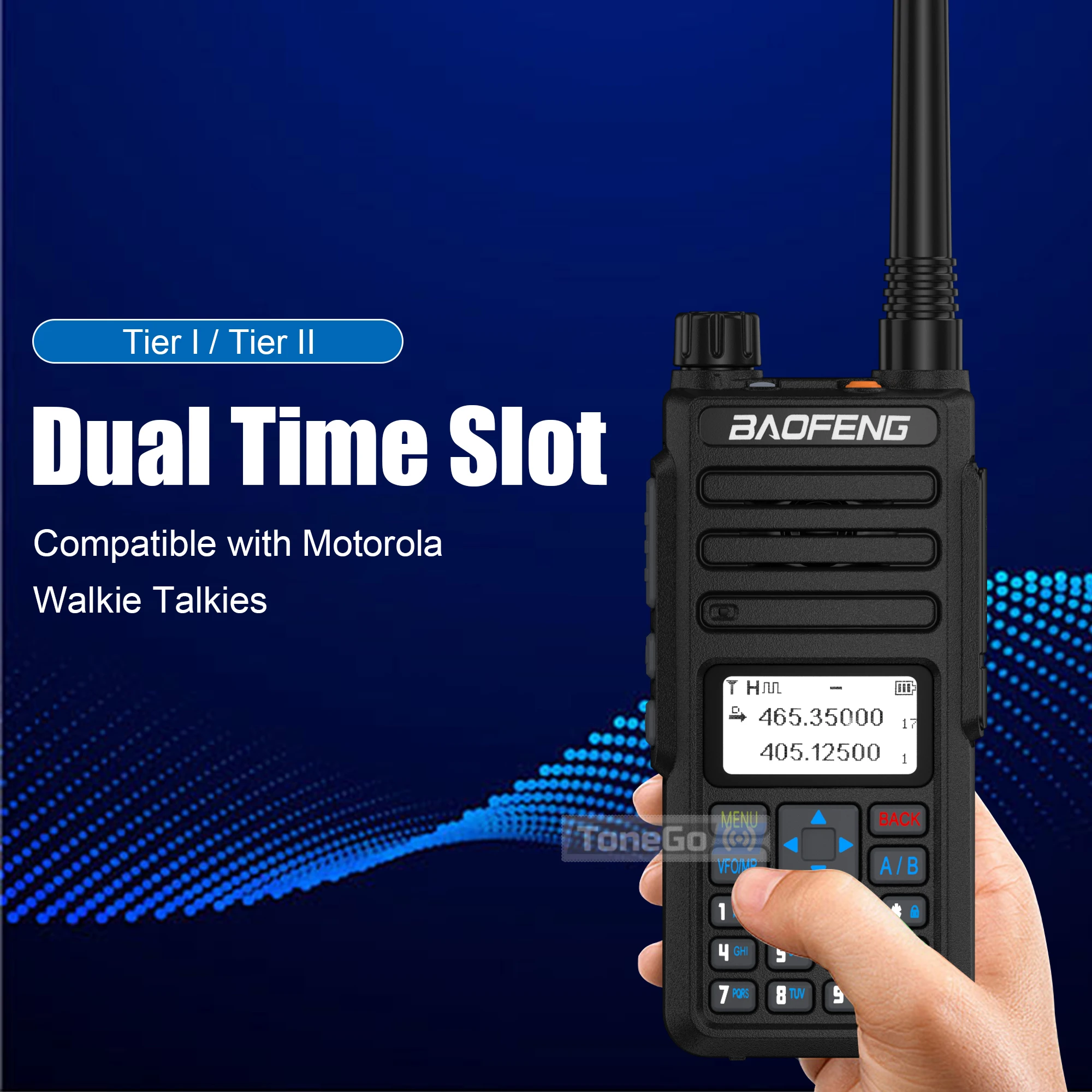 Baofeng DR-1801UV DMR جهاز اتصال لاسلكي رقمي AES256 مشفر SMS DR-1801 الطبقة الأولى الطبقة الثانية فتحة زمنية مزدوجة 1024 قنوات راديو لحم الخنزير