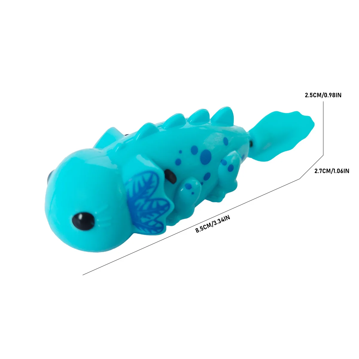 Electric simulation salamander, electronic sensing and glowing small fish, a swimming robot pet, a small gift, electric fish