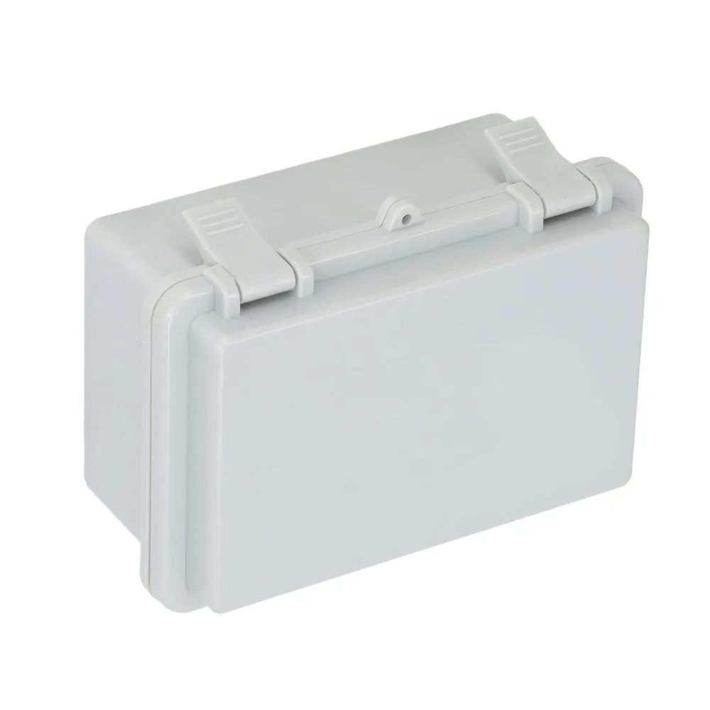 150×100×70mm Waterproof Electrical Box Grey Plastic Clip Outdoor Electrical Case With bottom plate Junction Box DIY Projects