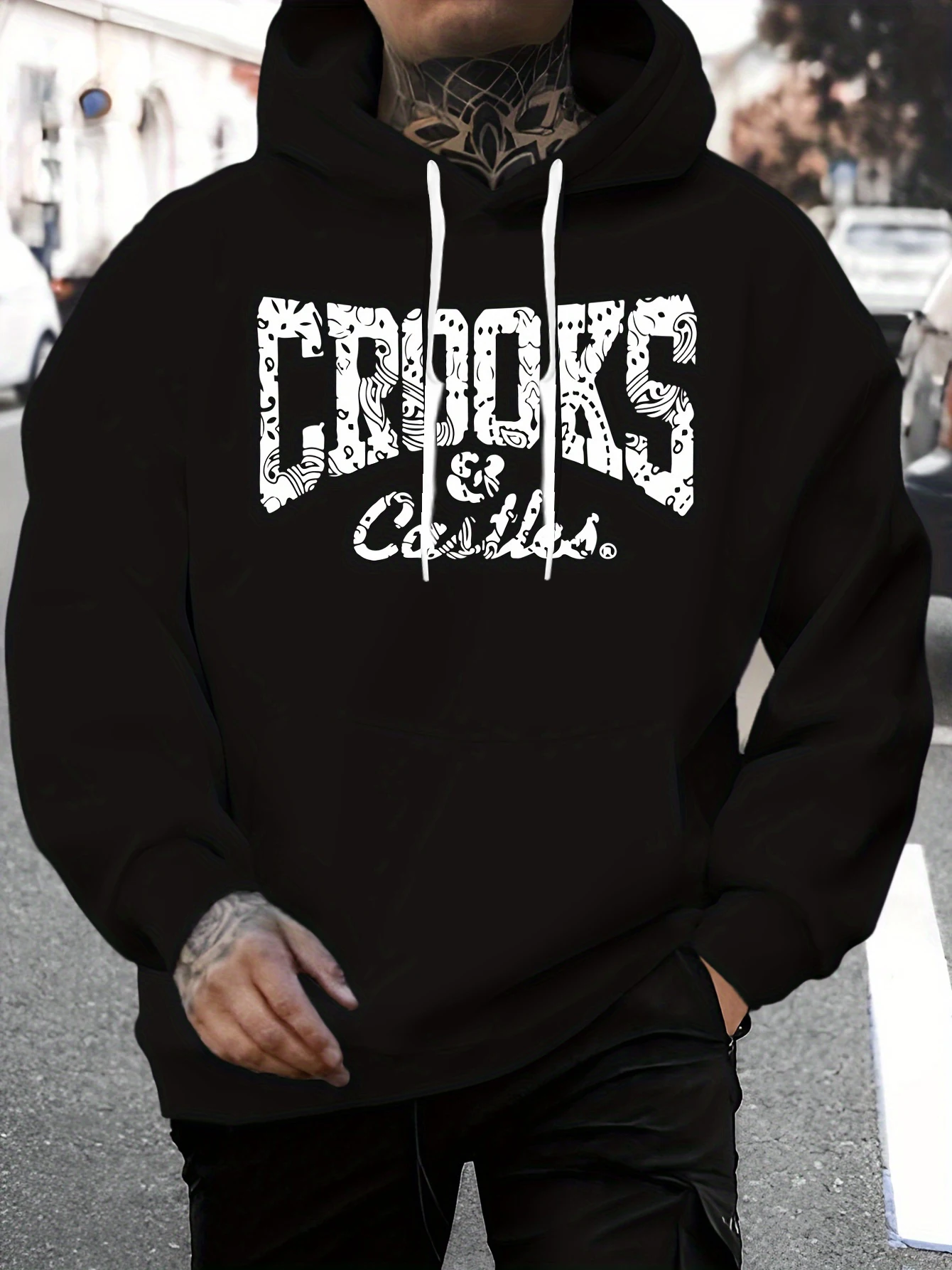 

Новая мужская осенняя модная удобная мягкая толстовка с буквенным принтом, уличный городской спортивный топ для отдыха