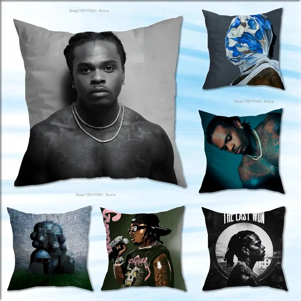 

Gunna The Last Wun Pillow Case Plush Pillow Cases Home Decoration Pillow Cover for Sofa Bed Chair Living Room