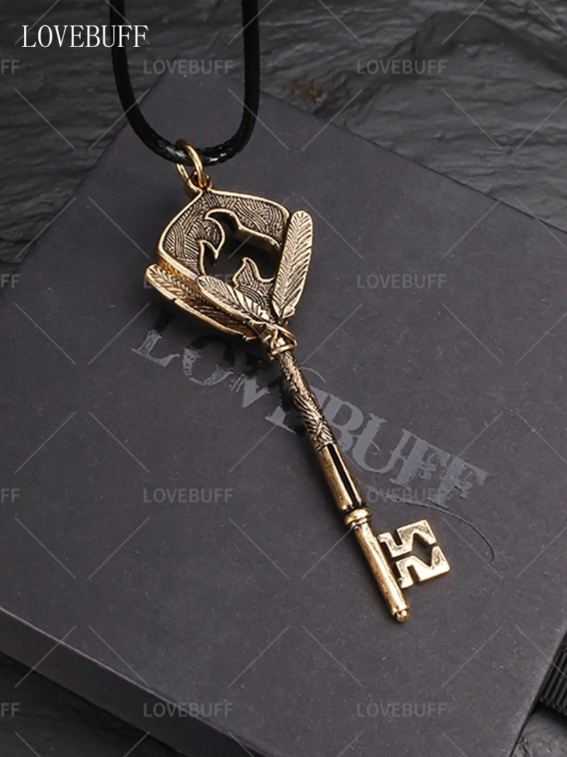 

Game Tears of Themis Luke Pearce Necklace Key Z Pendant Cosplay Necklaces for Women Men Choker Jewelry Accessories