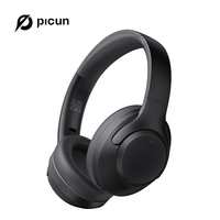 Picun F2 Bluetooth Headphones Noise Canceling Headphone With Mic Ultra long Battery Life Earphones Low Latency Headset Wireless