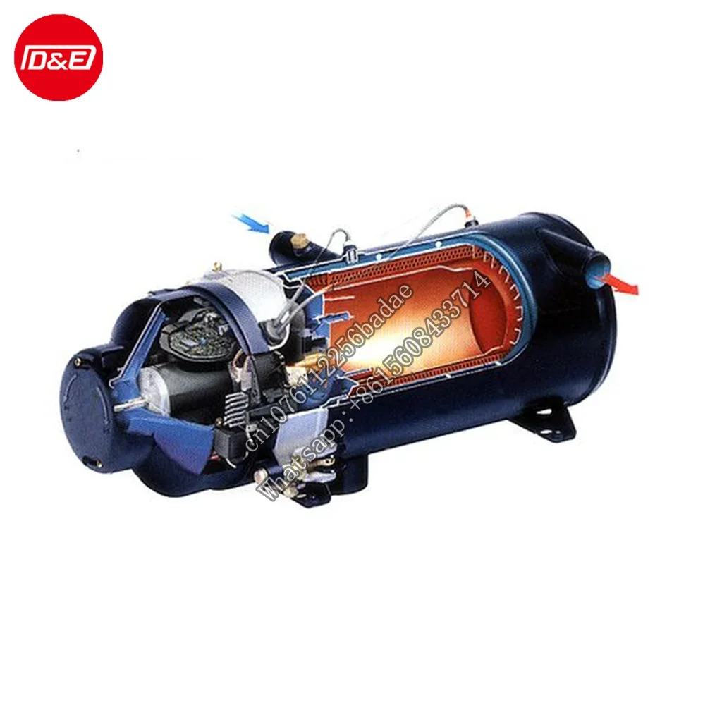 Diesel Liquid Heater 5KW 10KW 12KW 15KW 16KW 30KW 12V 24V Parking Water  Engine Coolant Preheater For Truck RV Camper