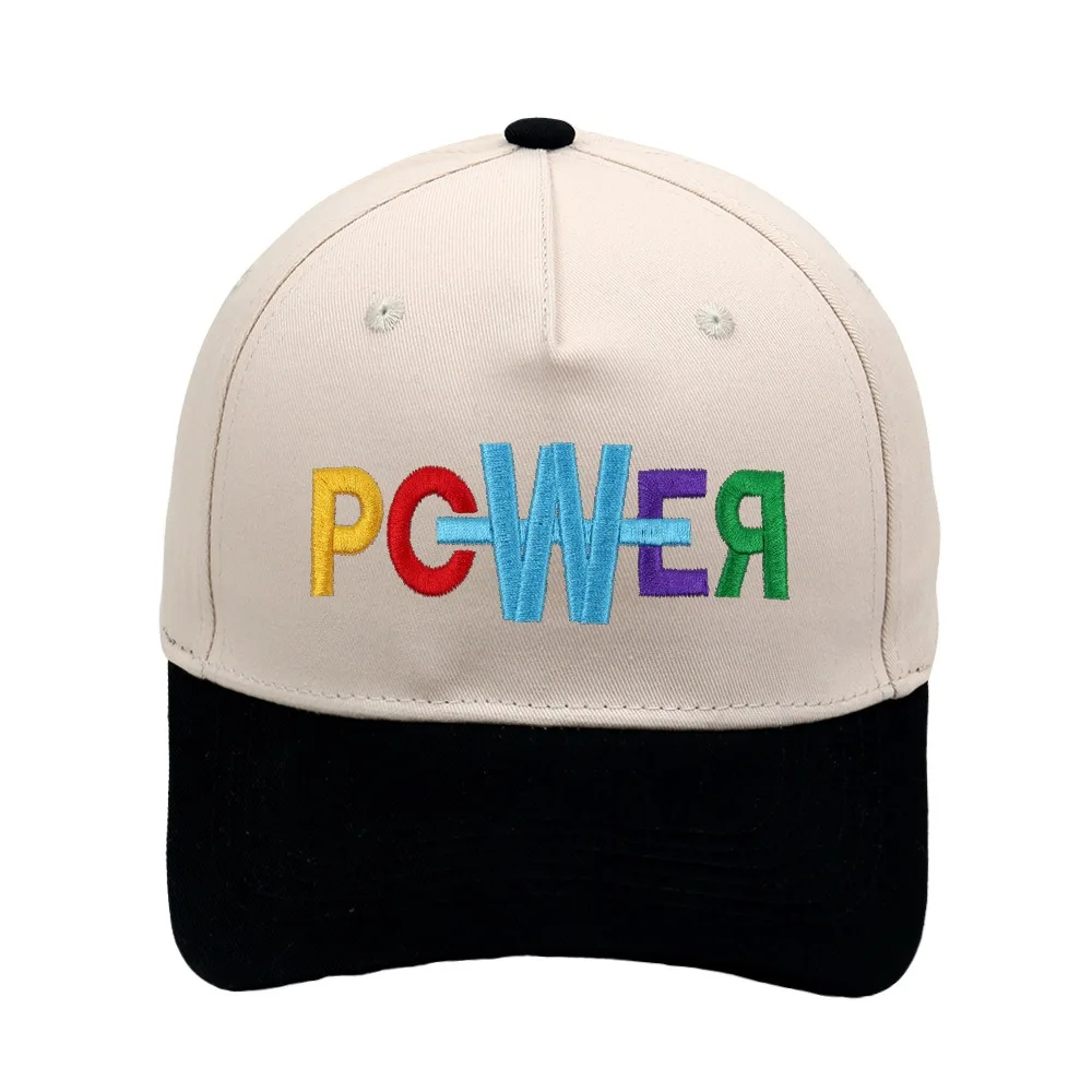 

Unisex Retro Power Truck Driver Hat Color Blocked Embroidery Baseball Cap Letter Colour Female Lady Girl