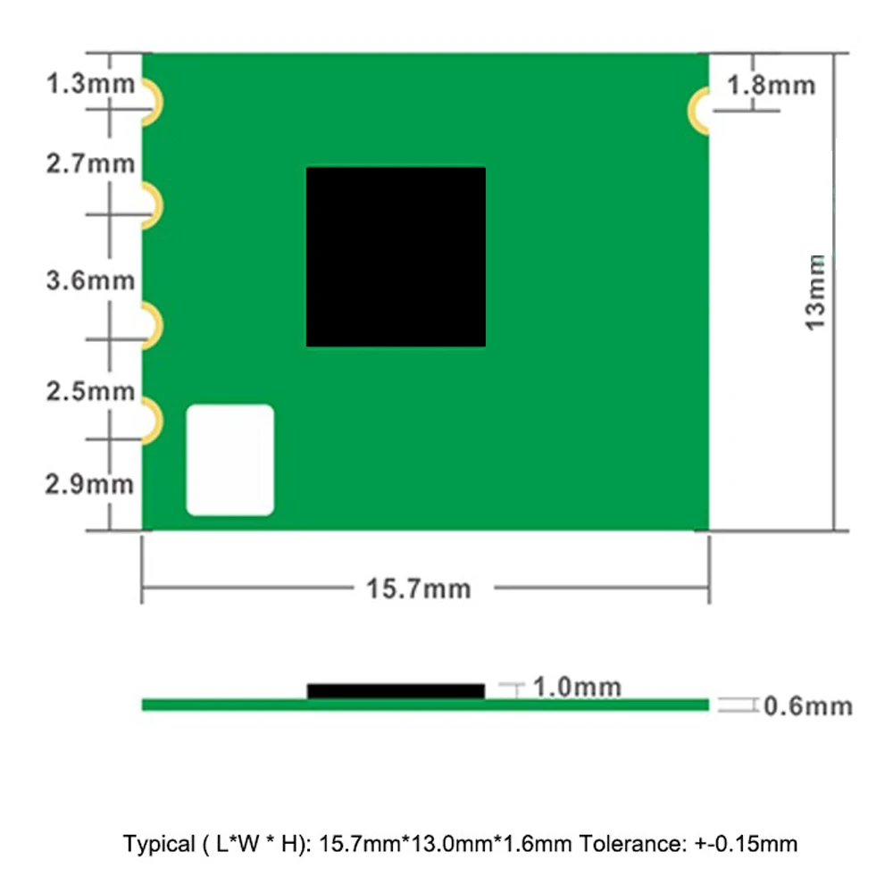 MT7601 Wireless WIFI Module with IPEX Antenna Mount for Security Wireless IP Camera 2.4GHz USB2.0 BL-7601MU6