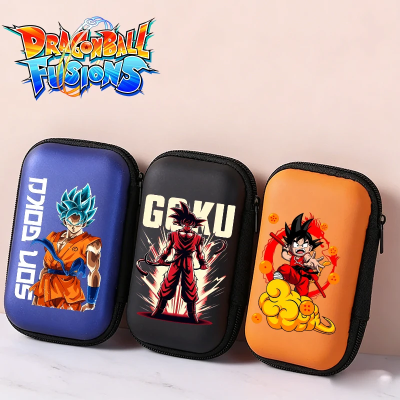

Dragon Ball Boy Card Storage Box Data Cable Storage Bag Anime Goku Deck Boxes Card Organizer Travel Portable Card Case Gift Toys