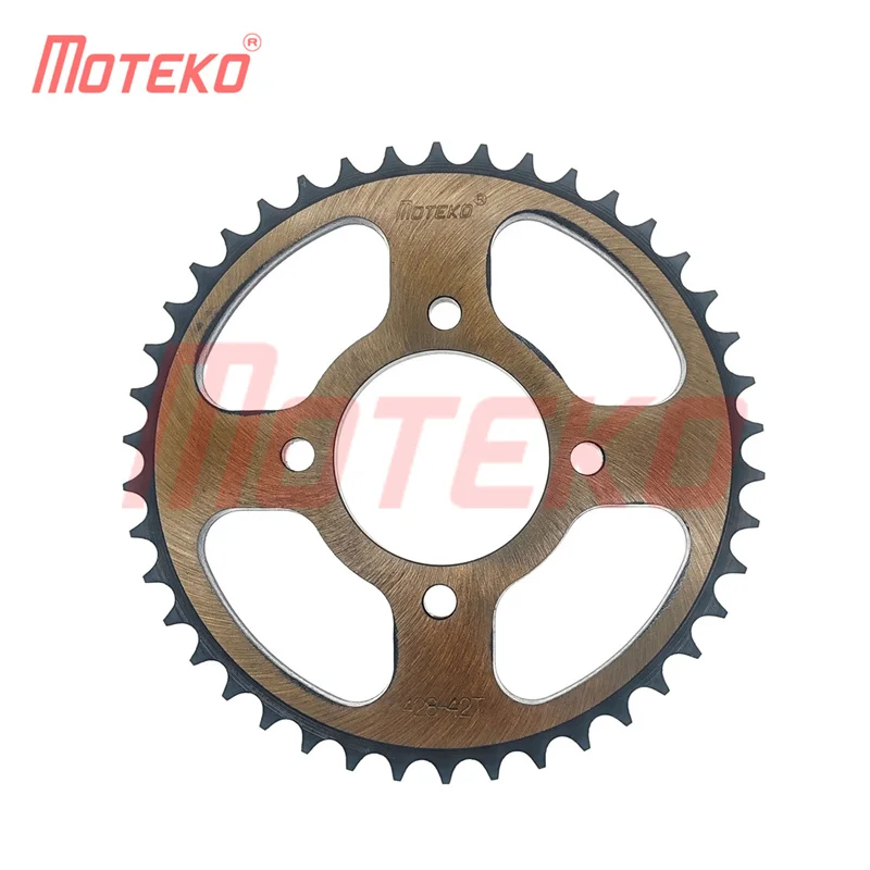 

BX16050380 REAR SPROCKET 428-42T FOR GN125 EN125 YES125 HJ125 TX200 SKUA150 200 TTR125 TTR150 SKR200 DY200GY TRX200GY 200GY