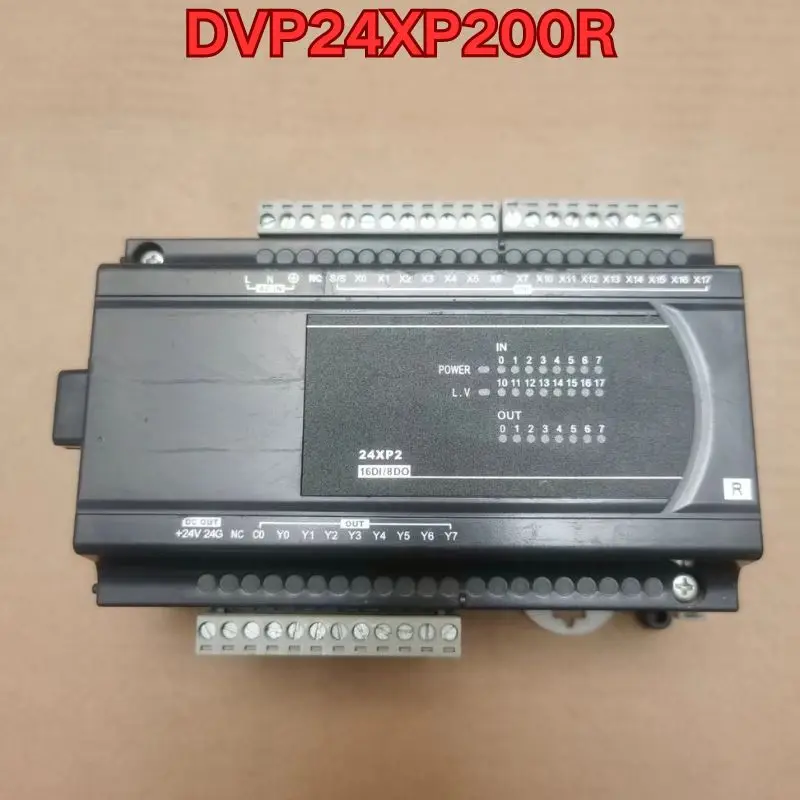 

Second-hand PLC module DVP24XP200R function test is normal