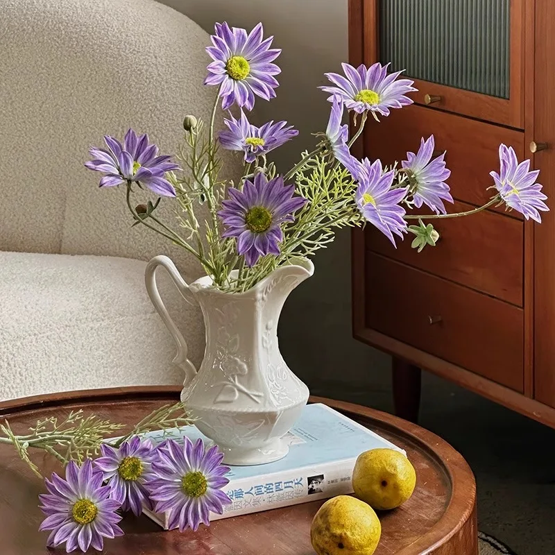 

Мебель небольшого размера, гостиная, спальня, настольная цветочная композиция, подкачивающая воду, белый горшок для молока с одним ухом или