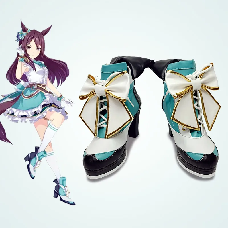 

Игра Pretty Derby Mejiro Doberu, обувь для косплея на заказ, ботинки, костюм на Хэллоуин, реквизит