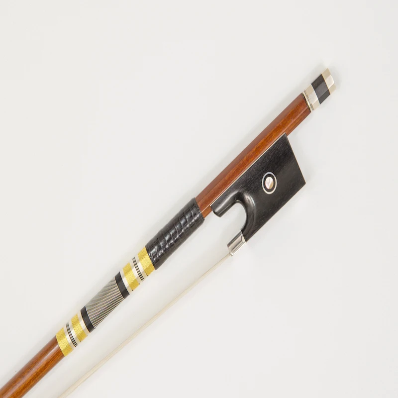 

2024 New 4/4Brazil Pernambuco Ebony Frog Playing Grade Violin Bow Natural High-Grade Horse Hair Arcos Para Violin Profesional