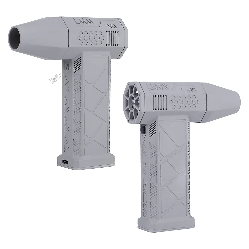 Mini Turbo Jet Secador de Cabelo com Alta Velocidade Duto Usb Recarregável Motor sem Escova Poderoso Ventilador Cores 130000rpm 52 m s
