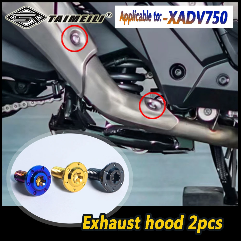 TAIMEILI Titanium Alloy Motorcycle Bolts Are Suitable for Honda XADV750 Modification Screw Repair # 3