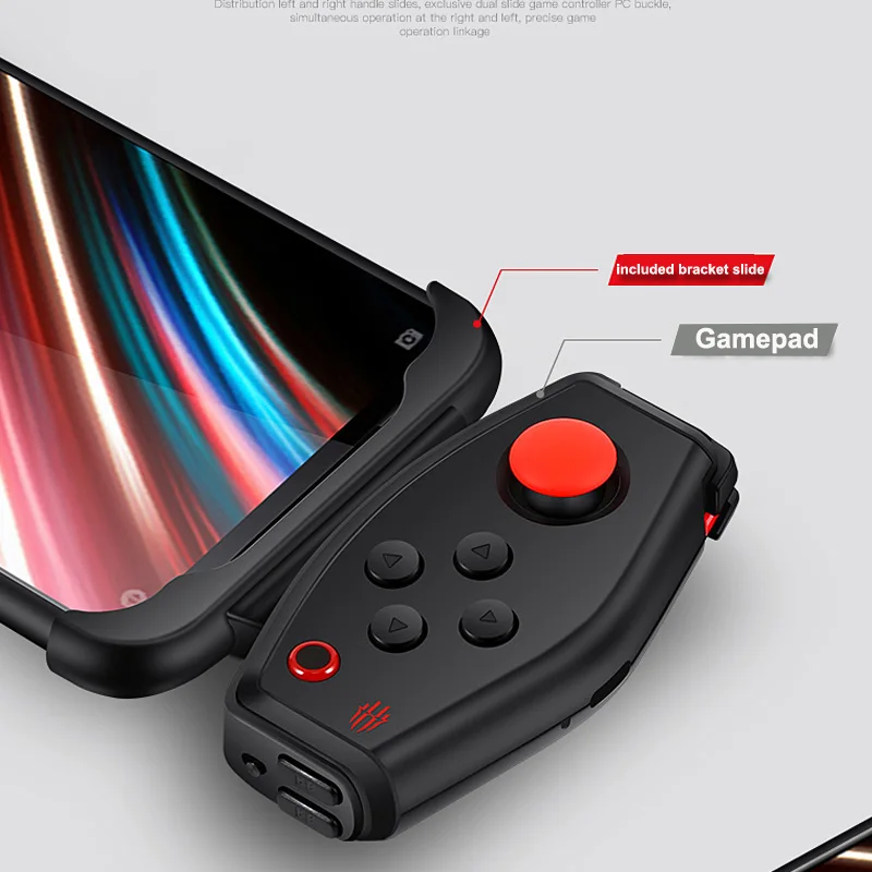 Bluetooth Wireless Gamepad for ZTE Nubia Red Magic 5G, PUBG Game Controller, Joystick Phone, Single Hand Gaming Handle Case