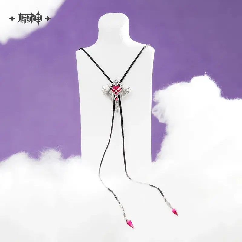 

[Genuine] miHoYo Game Genshin Impact Durin Theme Series Polo Knot Necklace Anime Prop Clothing Accessory Cosplay Halloween Gifts