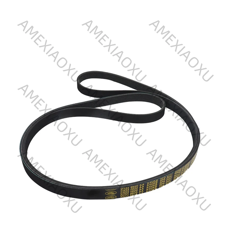 LR012663 6PK718SF LR011345 LR064185 6PK2460 2Pcs Belt Set Fits For LAND ROVER V8 5.0L RR SPORT LR4 RANGE AMEXIAOXU