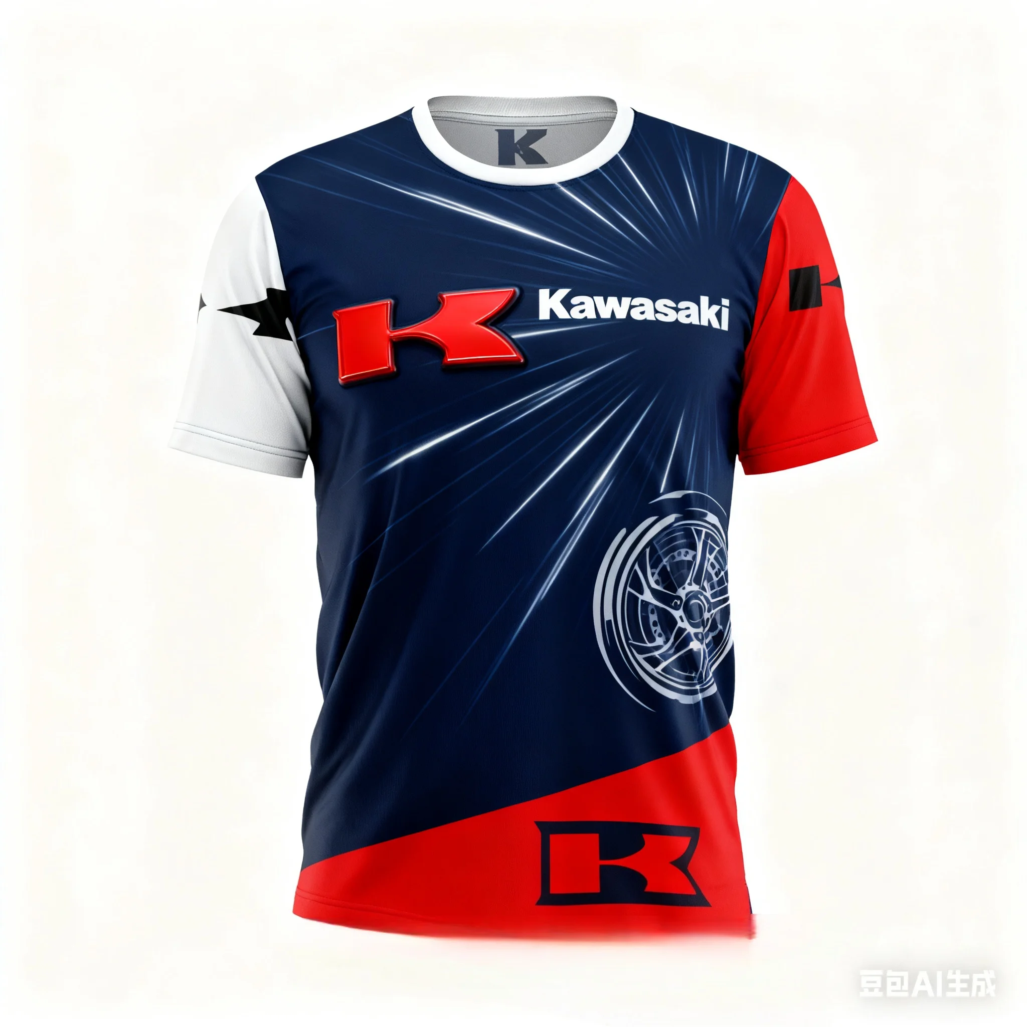 

Kawasaki, новая летняя быстросохнущая дышащая модная спортивная футболка для взрослых и детей для горного внедорожного велоспорта с короткими рукавами