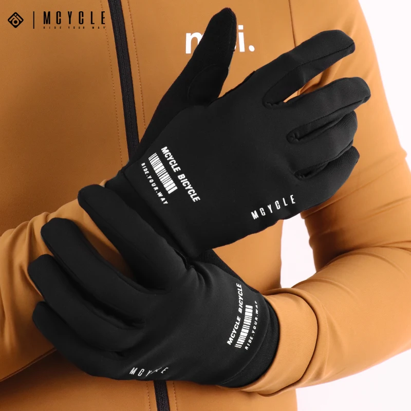 

Mcycle Waterproof Thermal Best Bike Riding Gloves Winter Touch Anti-slip Bicycle Sports Gloves Fleece Men Cycling Heated Gloves