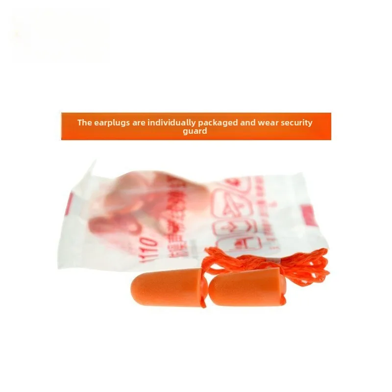 سدادات أذن مع أسلاك لتقليل الضوضاء وعزل الصوت والنوم ومنع الضوضاء