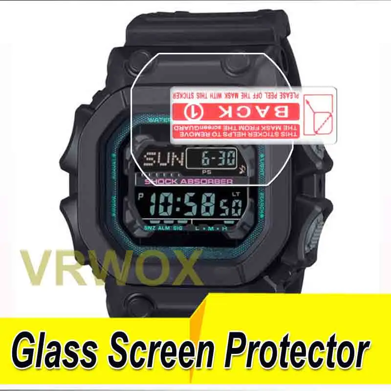 

2PCS/3PCS Glass Screen Protector For DW-5600NE-1 DW-5600HR-1 DW-5600SR-1 DW-5600BWP-2PFQ DW-5600E-1V Watch,2.5D Rounded Edges 9H