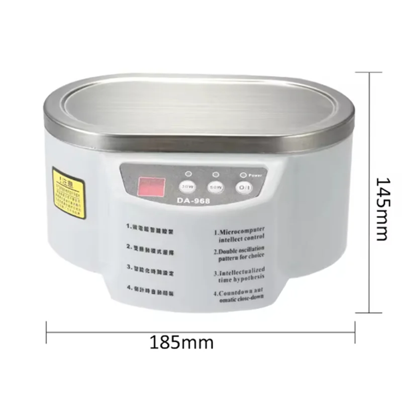 B15C 30/50 واط الرقمية بالموجات فوق الصوتية الأنظف حلقة نظارات فرشاة ساعة الموجات فوق الصوتية غسالة أداة تنظيف الولايات المتحدة التوصيل #6