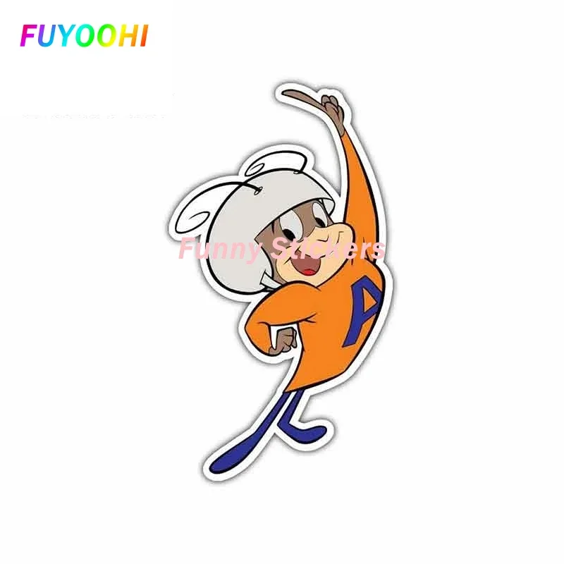 FUYOOHI Play Stickers Atom Ant Cartoon Anime PVC Car Sticker Helmet Motorcycle Sunscreen Vinyl JDM Bumper Trunk Truck Graphics